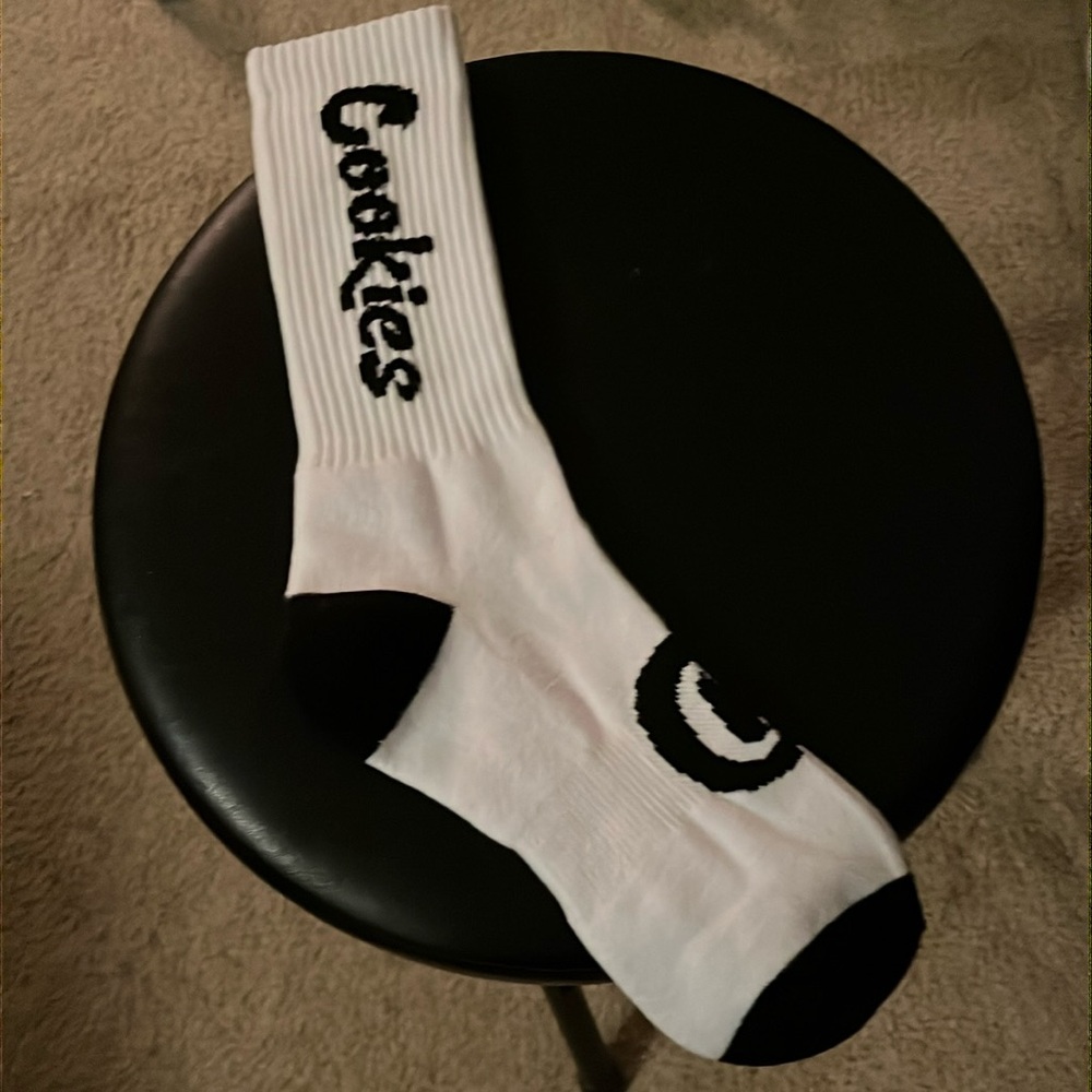 Cookies Original Mint White Crew Socks